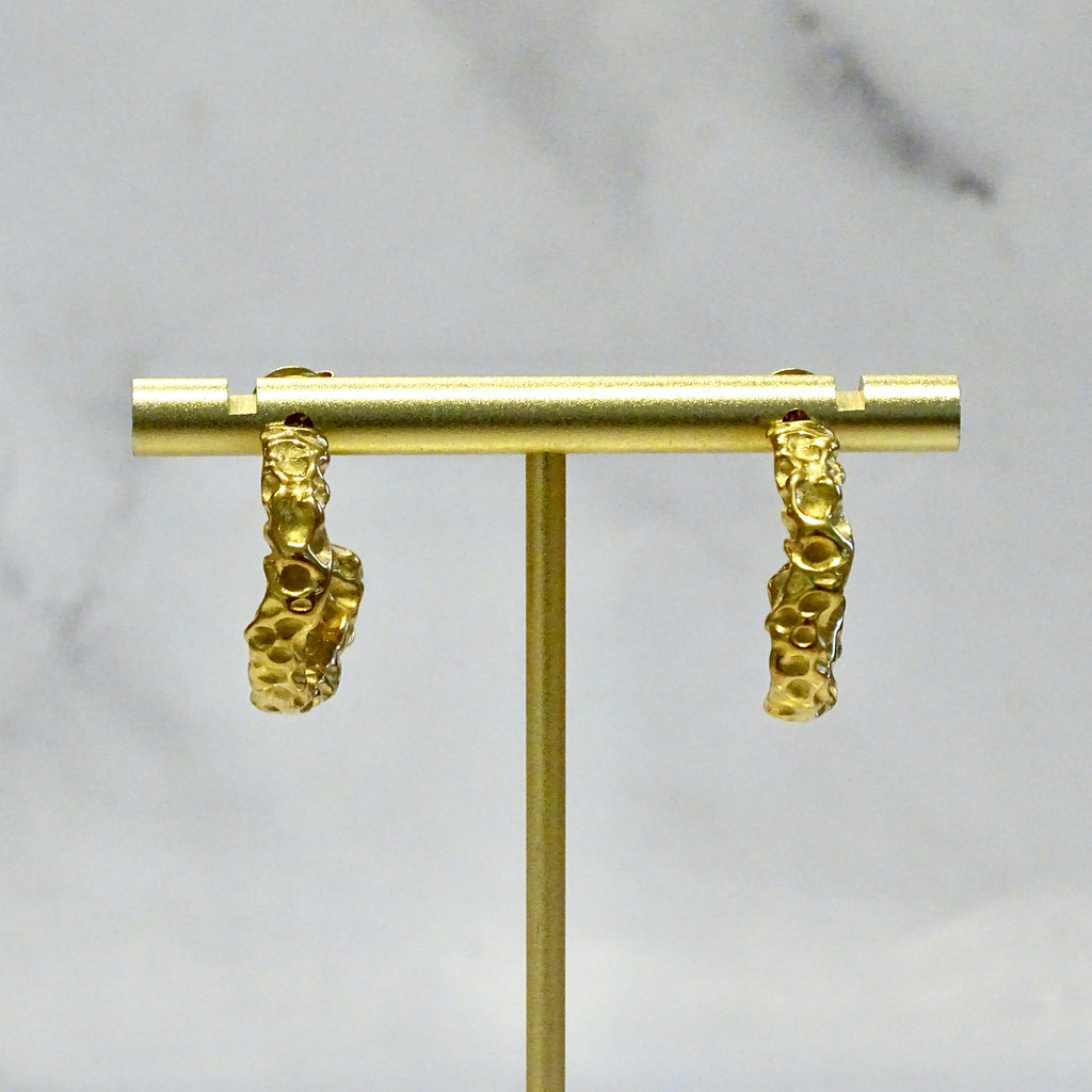 Aretes Acero Inoxidable Asimétricos