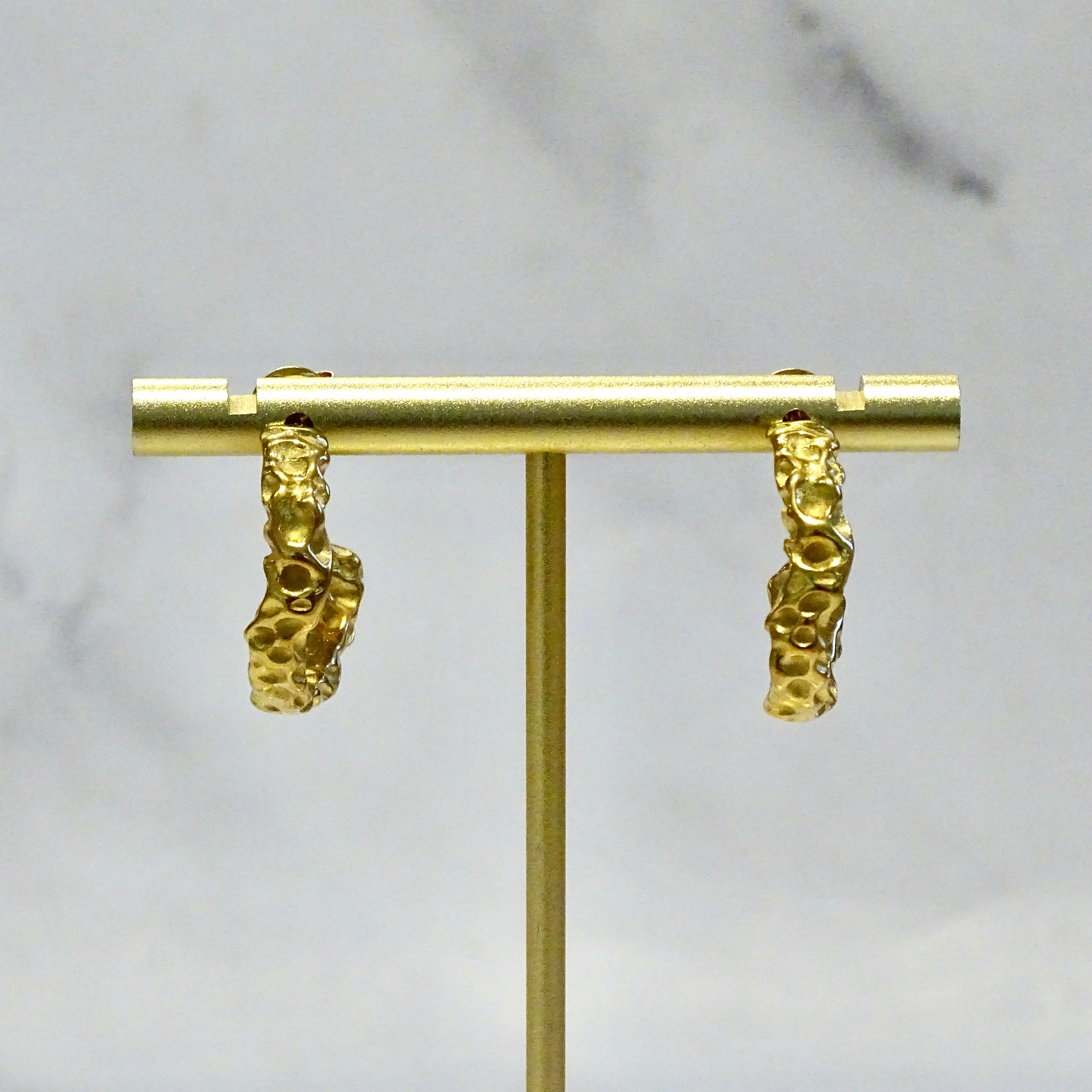 Aretes Acero Inoxidable Asimétricos