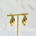Aretes Acero Inoxidable 3 Líneas