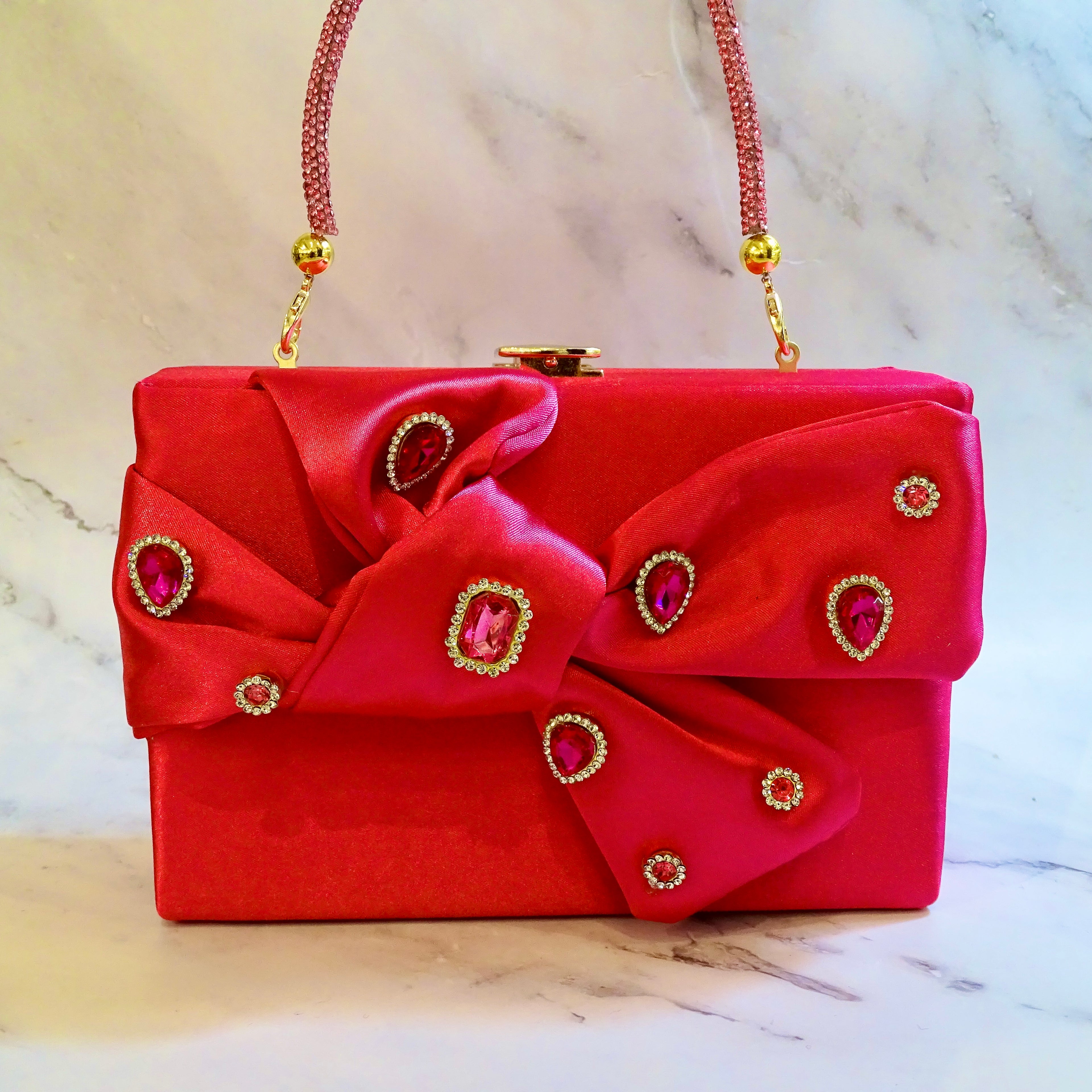 Bolsa con Cristales Rosa