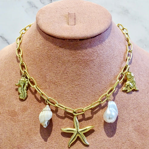 Collar Acero Inoxidable Ocean Charms