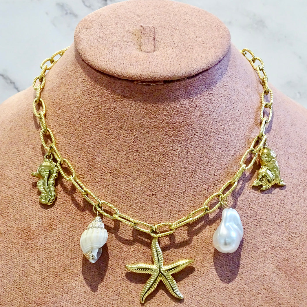 Collar Acero Inoxidable Ocean Charms