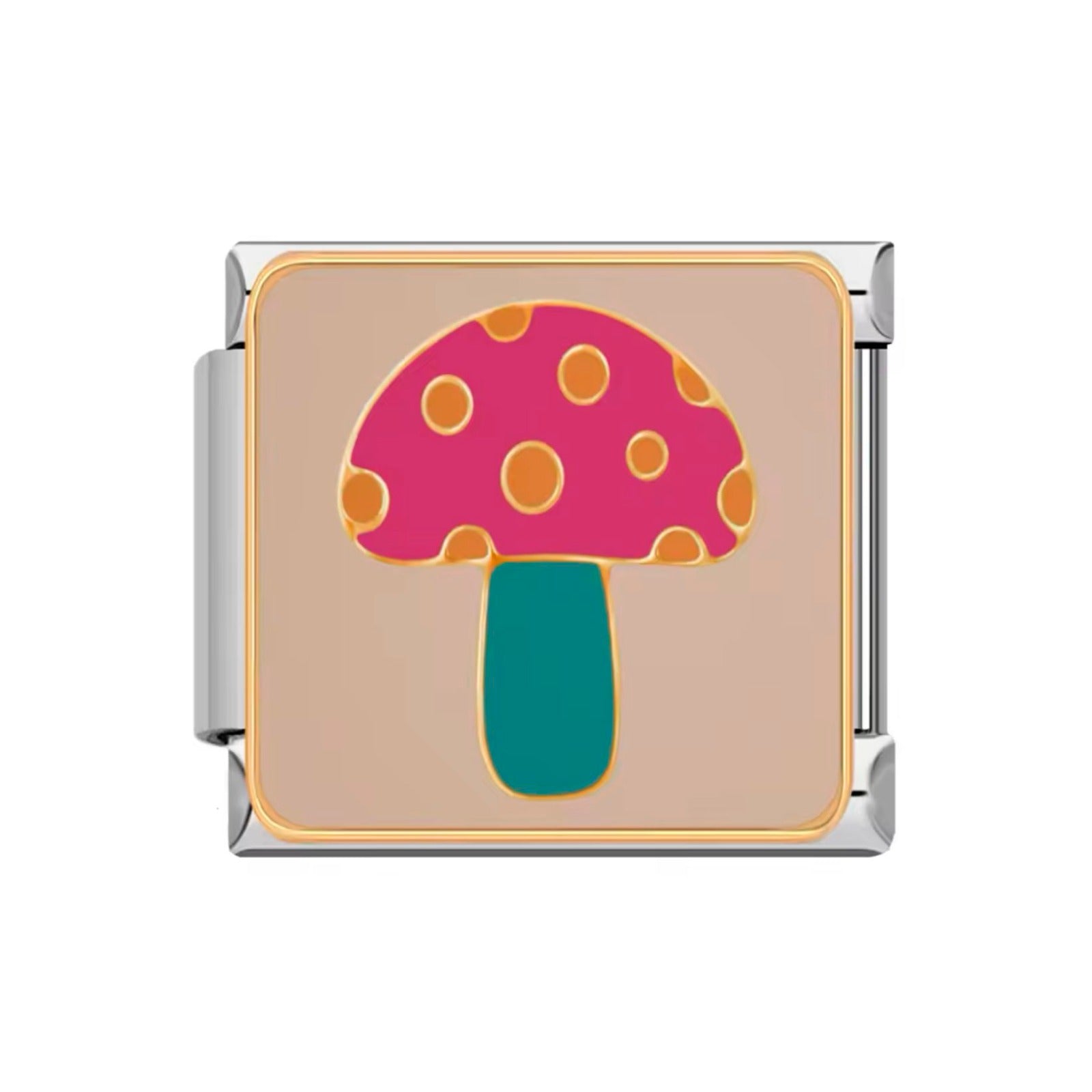 Charm Italian Honguito Rosa