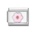 Charm Italian Flor Rosa