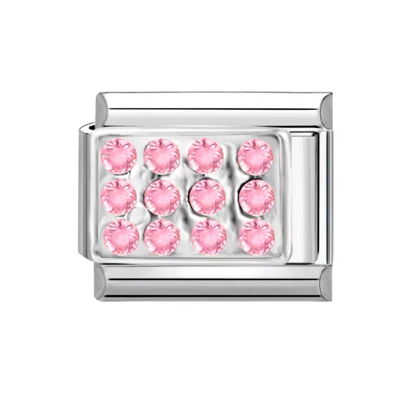 Charm Italian Cristales Rosas