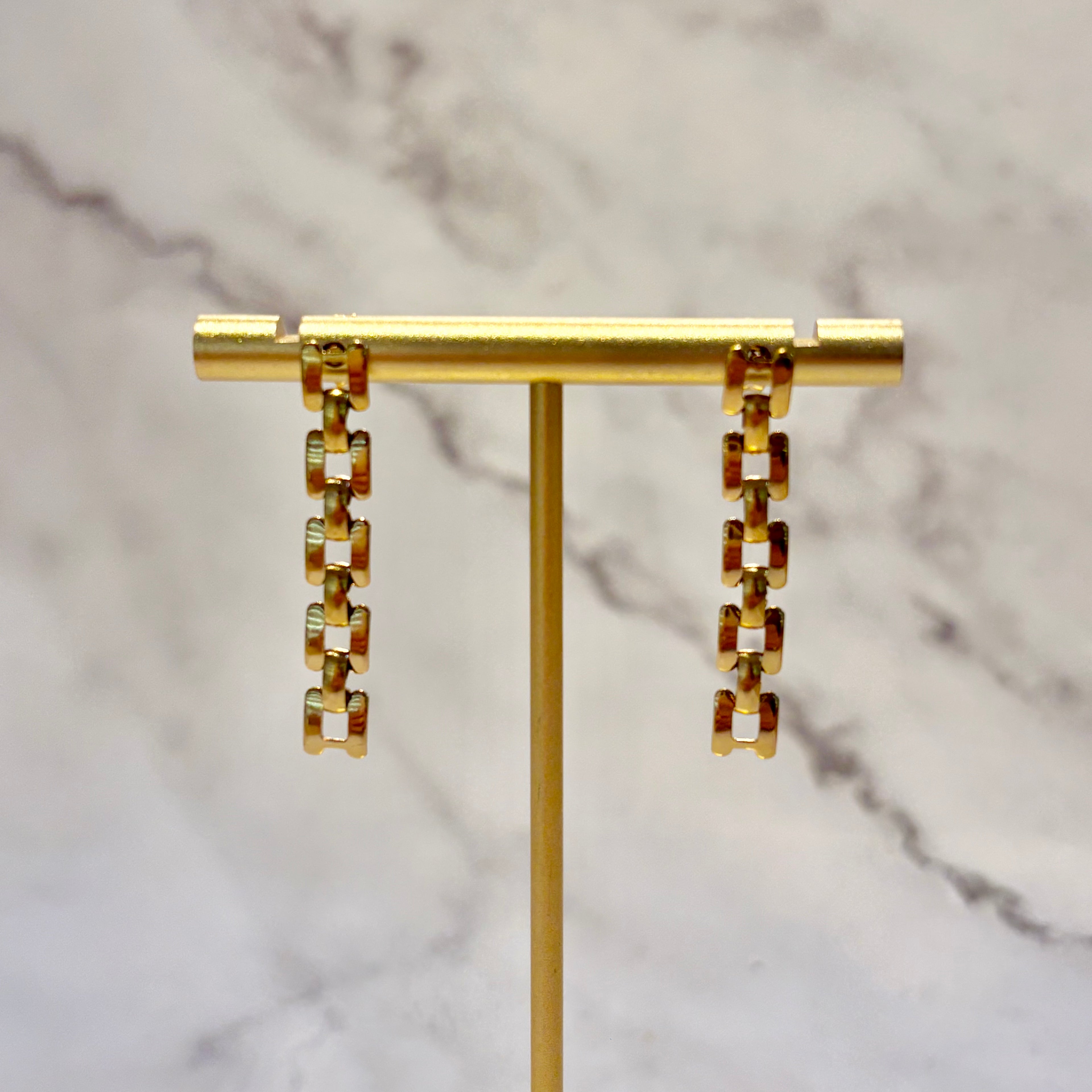 Aretes Acero Inoxidable Eslabones