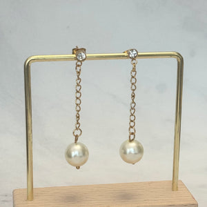 Aretes Acero Inoxidable Perla