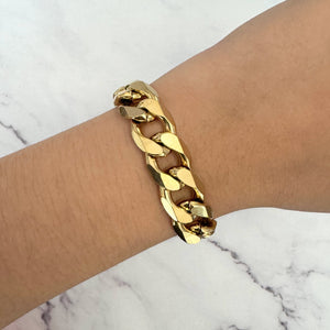 Pulsera Acero Inoxidable Eslabon Grande