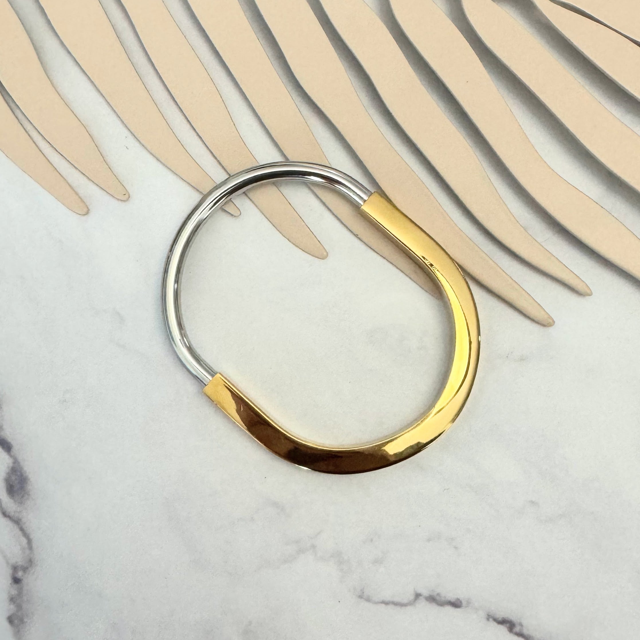 Aro Acero Inoxidable Bicolor