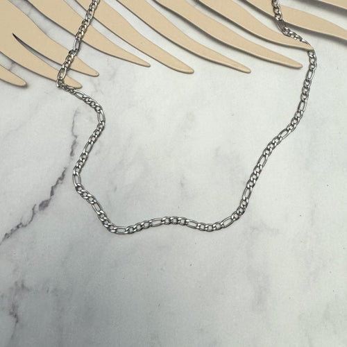 Collar Acero Inoxidable Eslabon Mediano