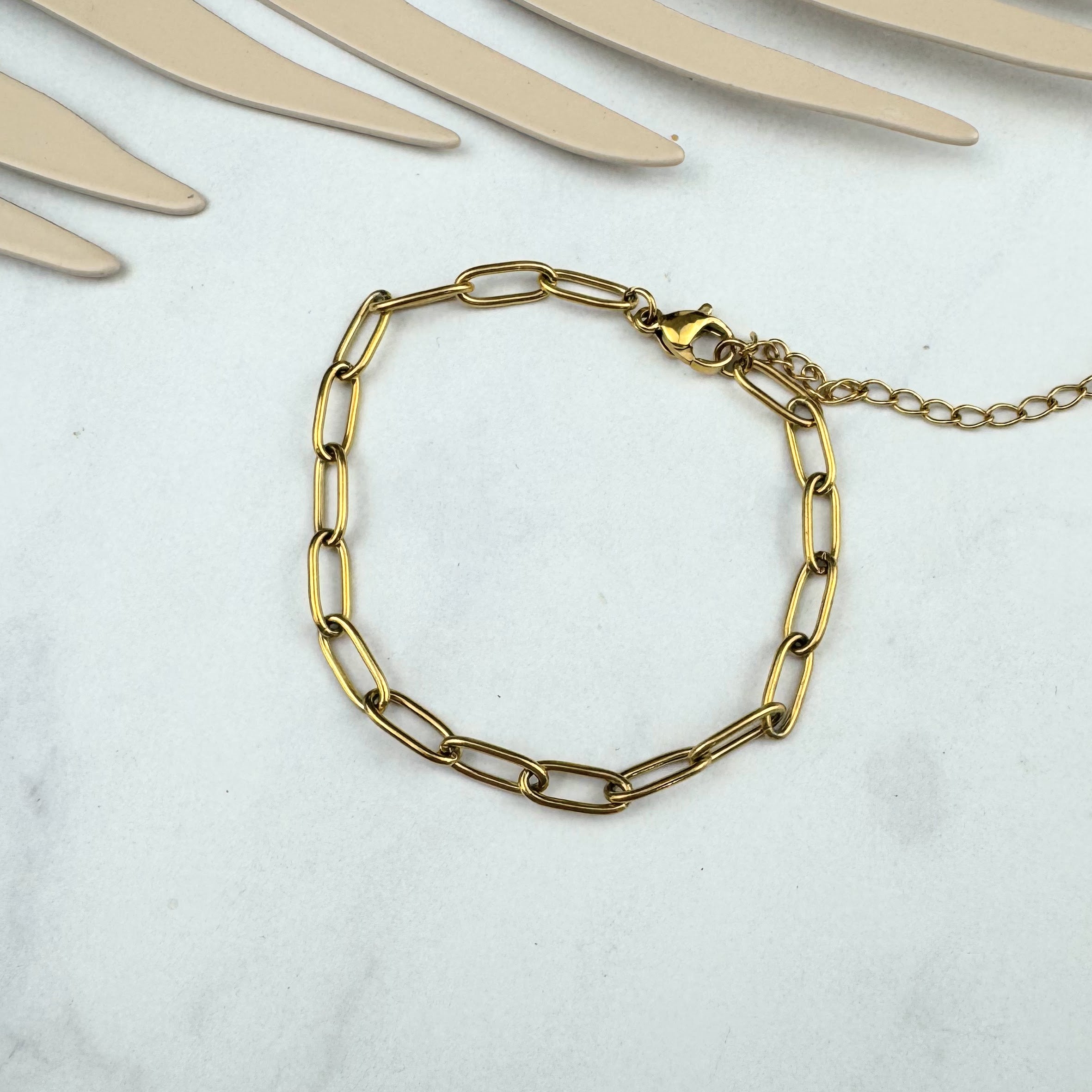 Pulsera Acero Inoxidable Eslabon Sencilla