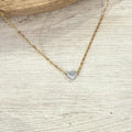 Collar Acero Inoxidable Corazon