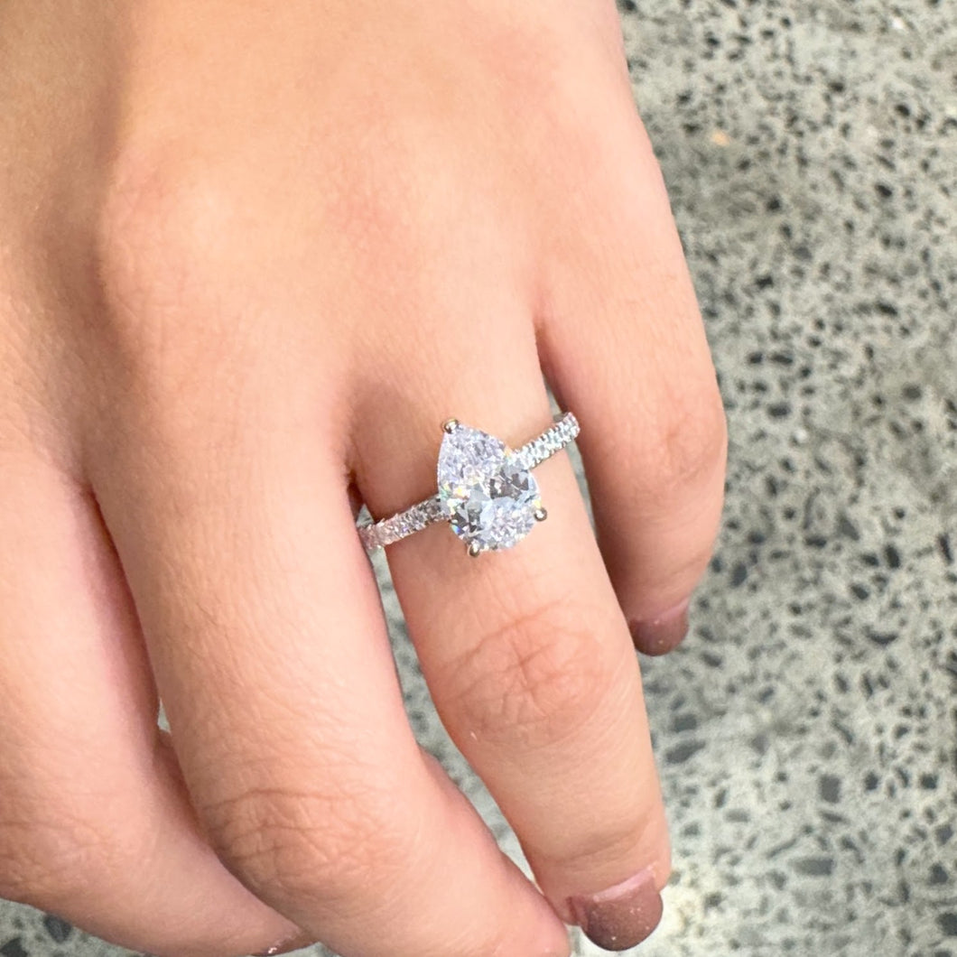 Anillo Plata 925 Gota #7