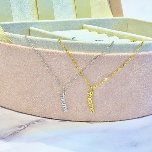 Collar Acero Inoxidable Mamá