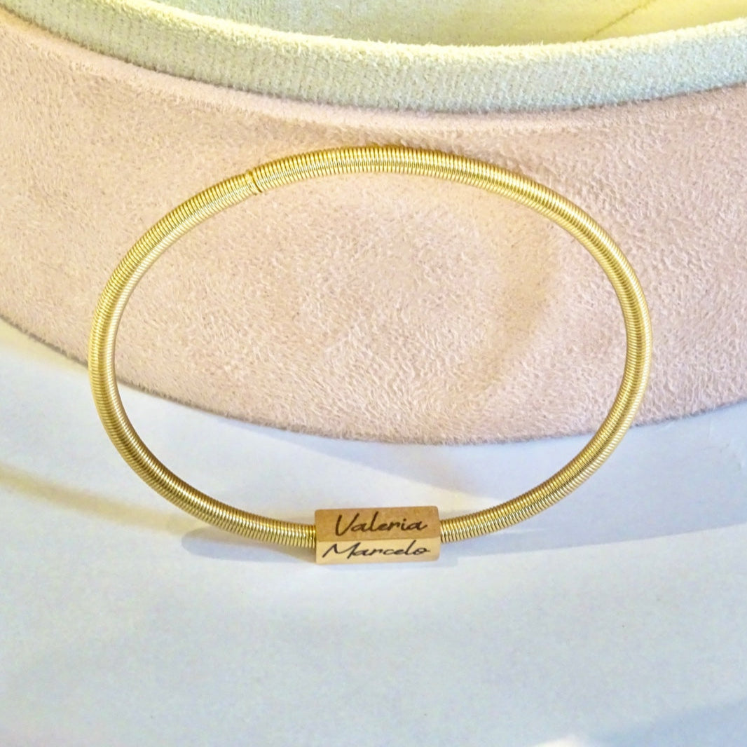 Pulsera Acero Inoxidable Rectangular Personalizado