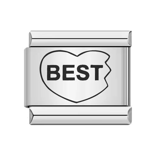 Charm Italian Best Plateado