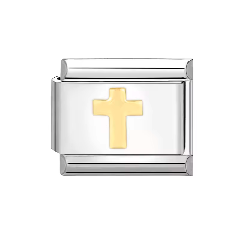 Charm Italian Cruz Dorada