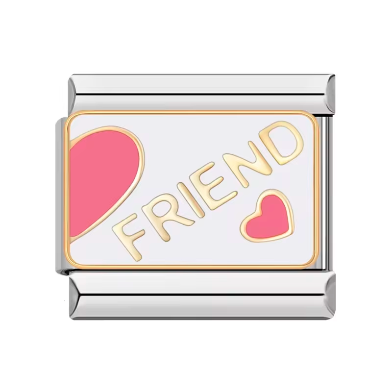 Charm Italian Friend Rosa