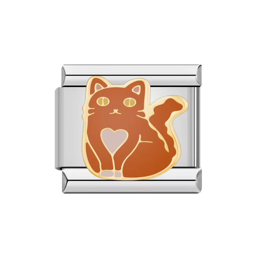 Charm Italian Bracelet Gato Café