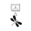 Charm Italian Bracelet Libelula Colgante