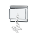 Charm Italian Bracelet Mariposa Zirconia