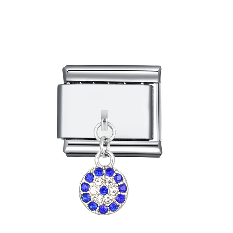 Charm Italian Bracelet Ojito Colgante Zirc