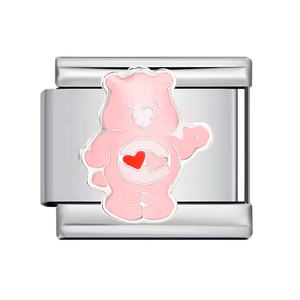 Charm Italian Osito Cariñosito Rosa