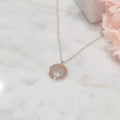 Collar Plata .925 Huella Circular