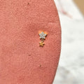 Piercing Plata 925 chapado de Oro 24K Estrellita