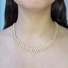 Cargar imagen en el visor de la galería, Collar Oro Laminado Zirconias Completo