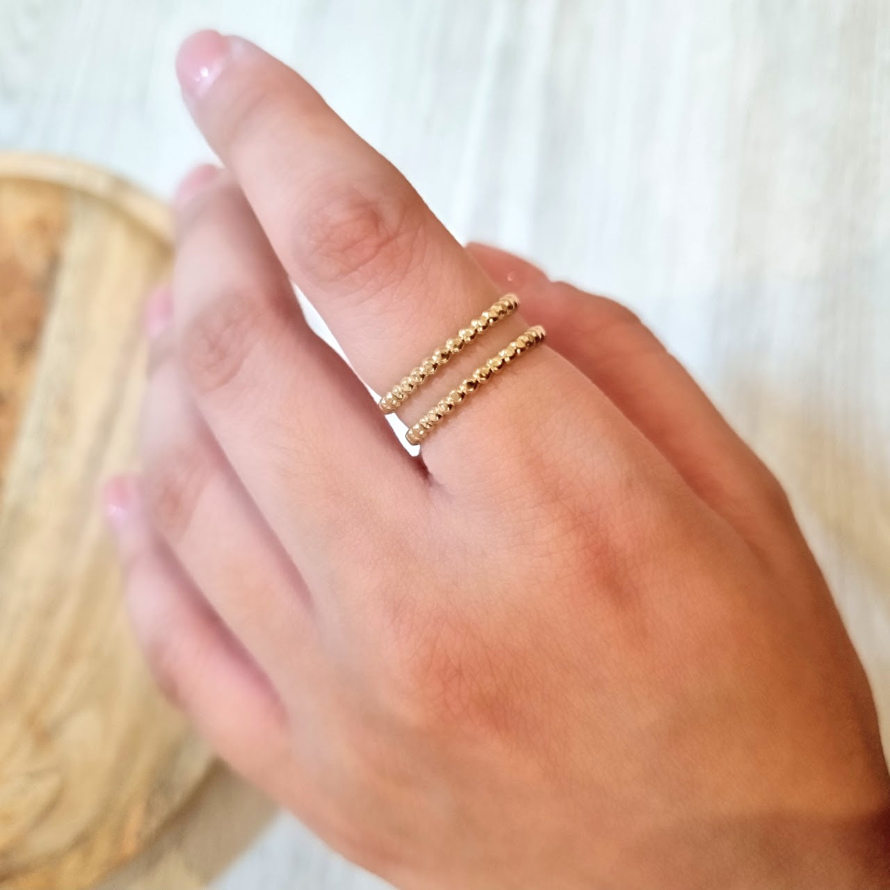 Anillo Acero Inoxidable Doble