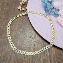 Cargar imagen en el visor de la galería, Collar Oro Laminado Zirconias Completo
