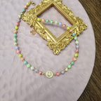 Choker Chapa de Oro Happy Multicolor