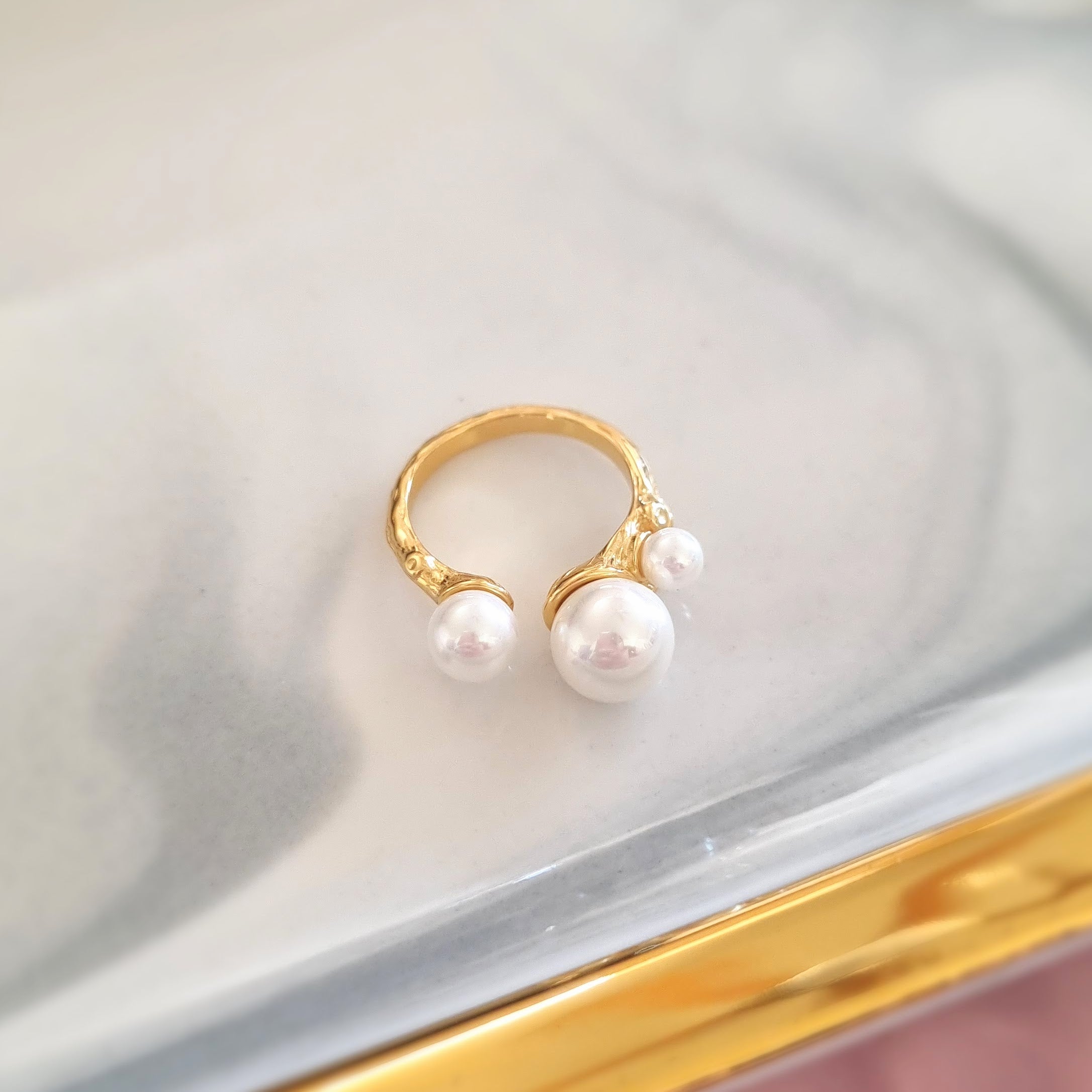 Anillo Plata .925 con Perlas