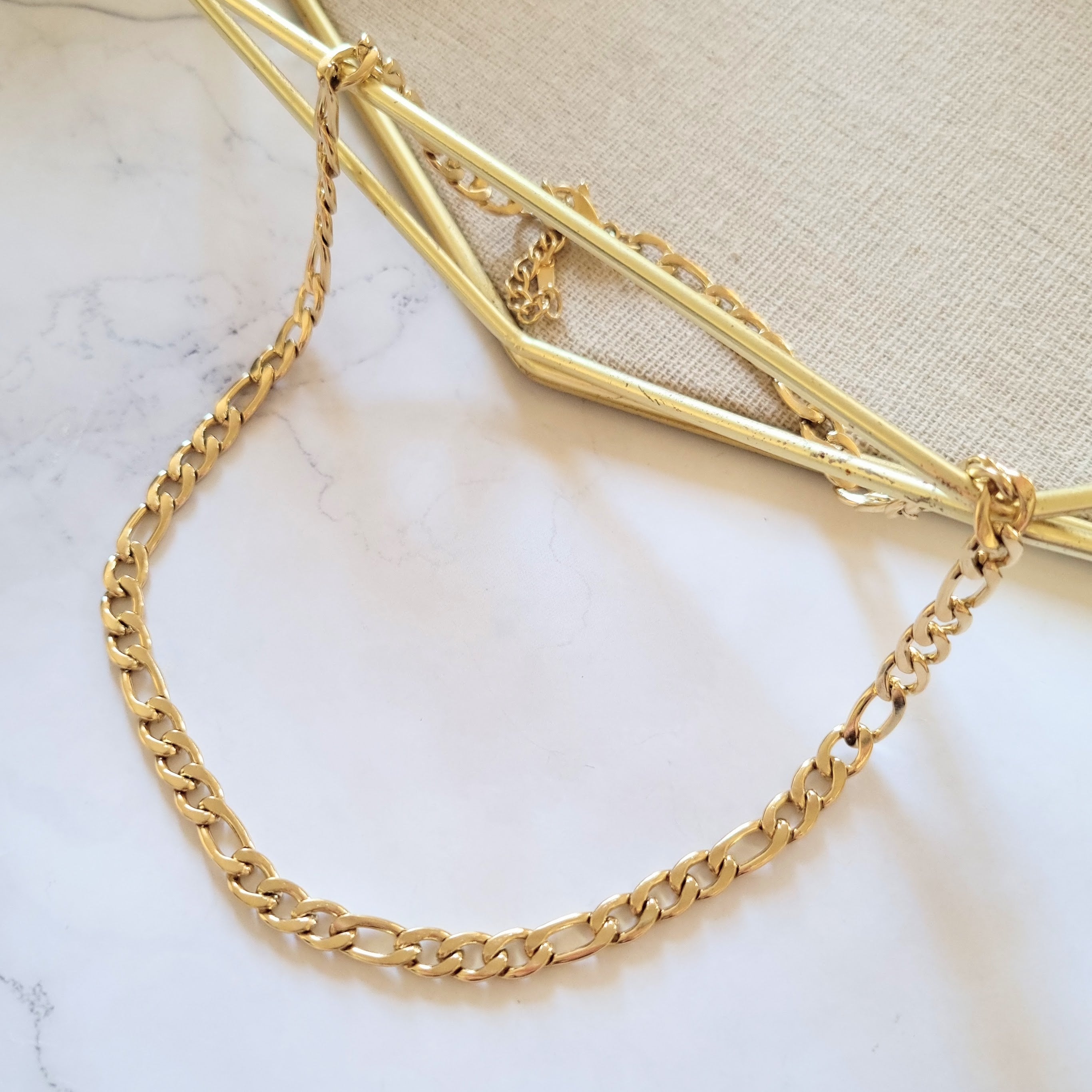 Collar Dorado Acero Inoxidable