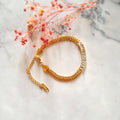 Pulsera Acero Inoxidable Cadena con Baguettes