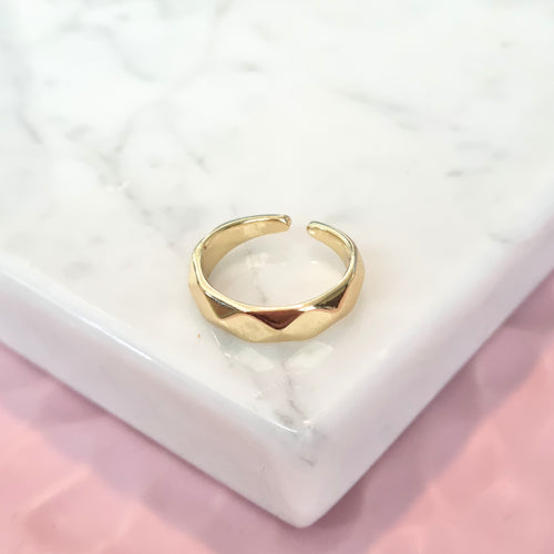 Anillo Acero Inoxidable Vertices