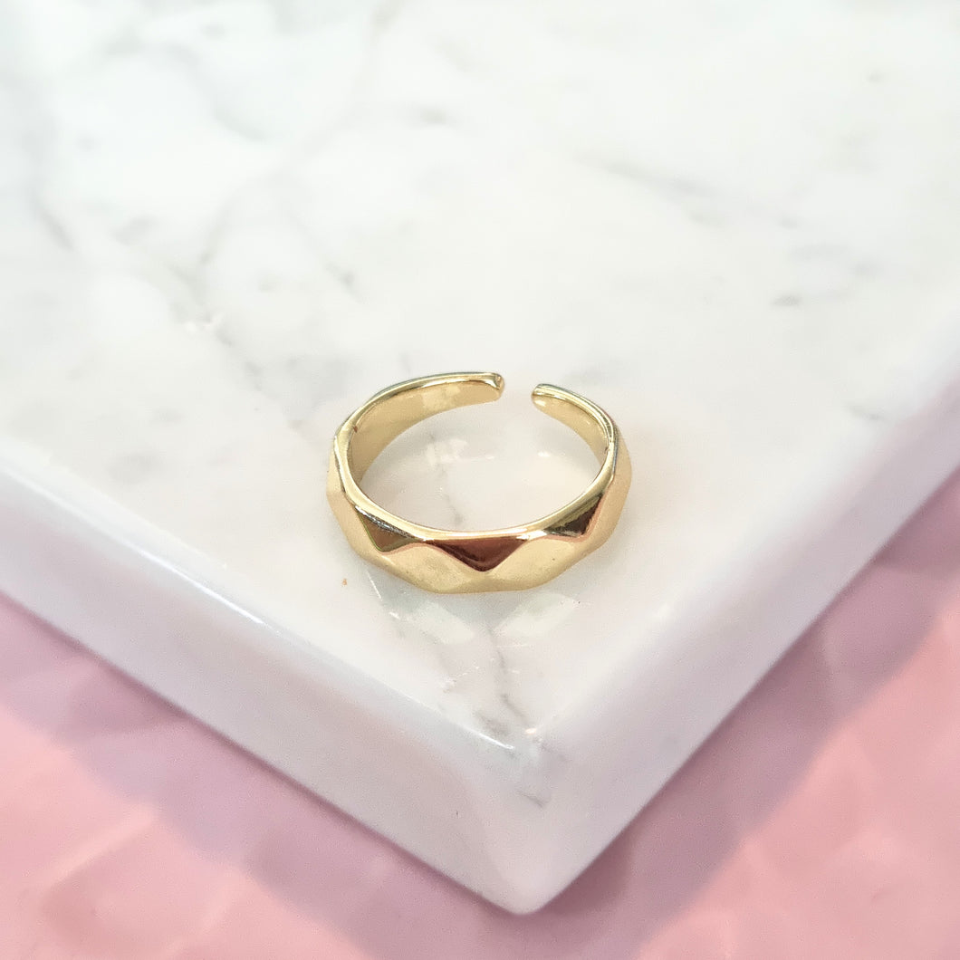Anillo Acero Inoxidable Vertices
