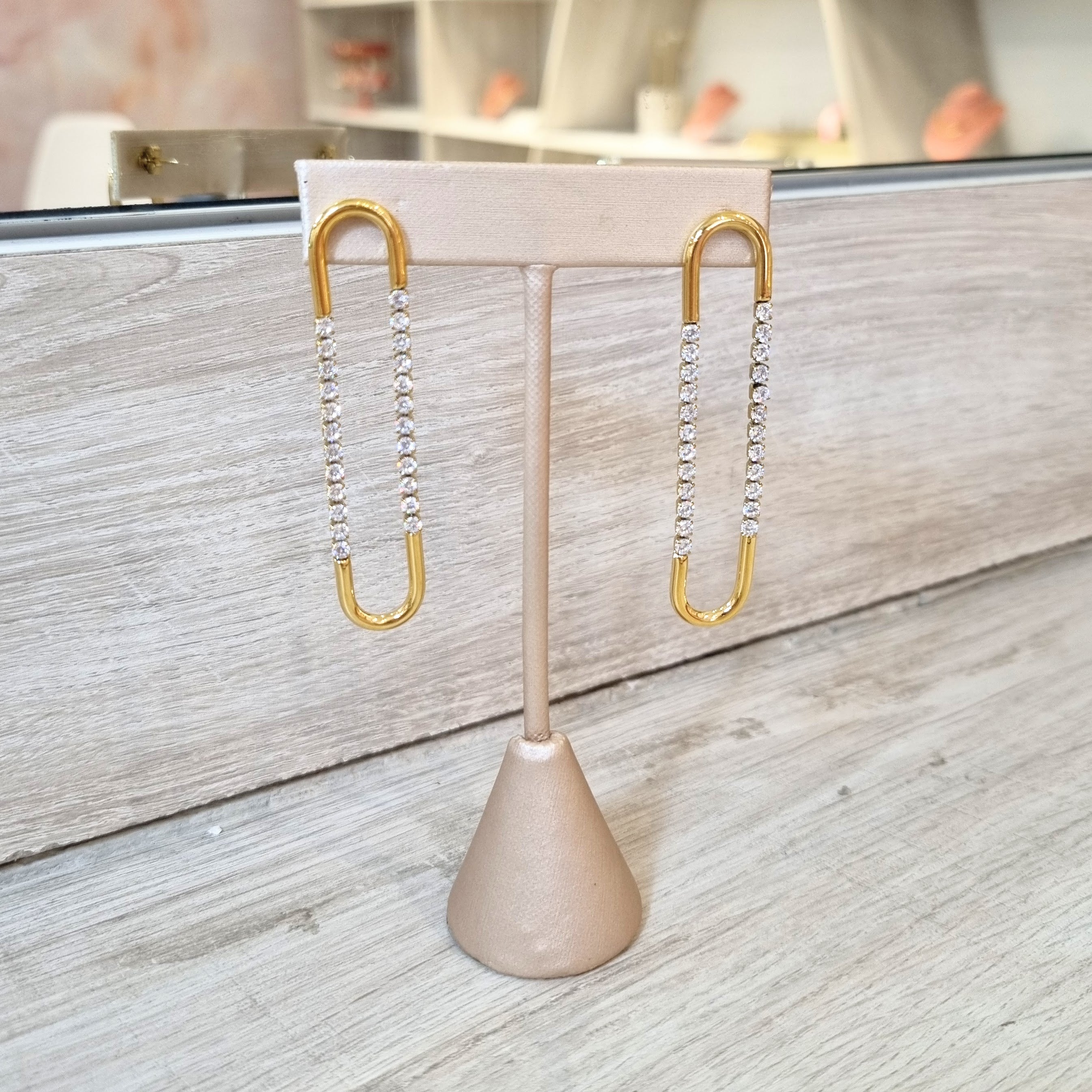 Aretes Acero Inoxidable Ovalo