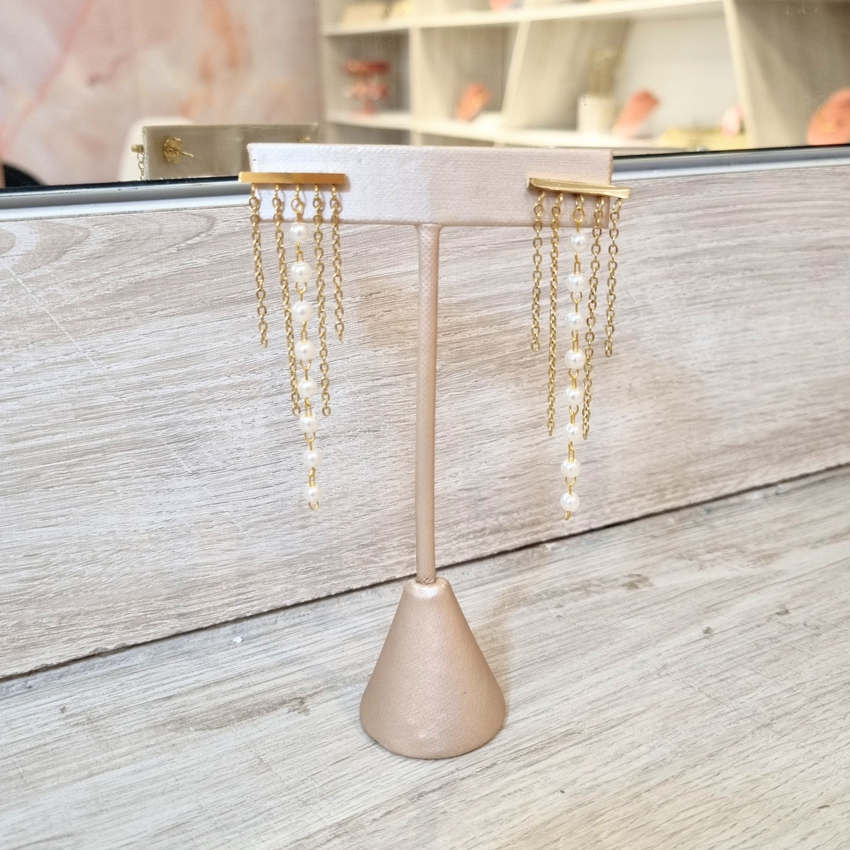 Aretes Acero Inoxidable 5 Cadenas