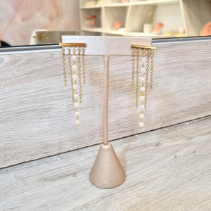 Aretes Acero Inoxidable 5 Cadenas