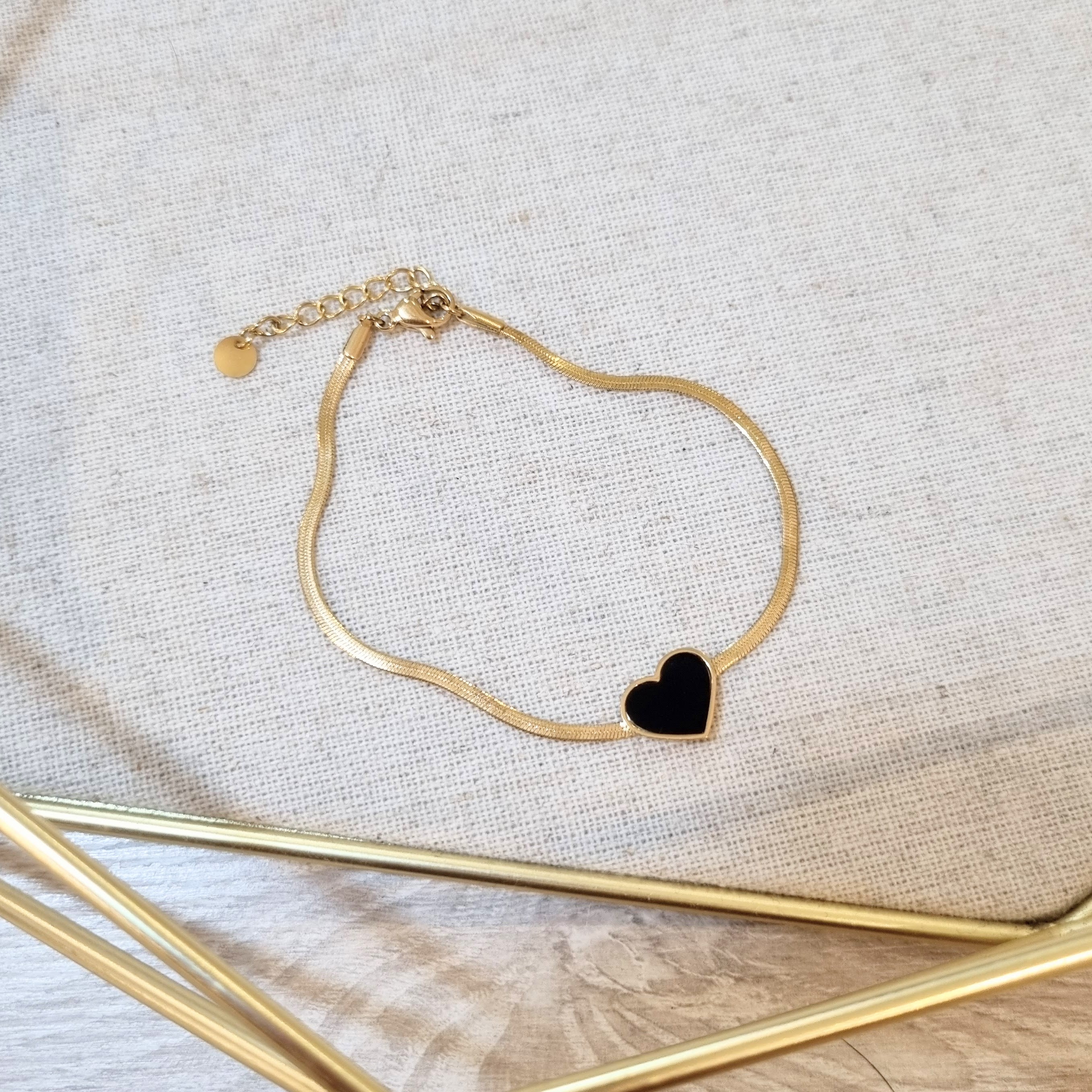 Pulsera Acero Inoxidable Corazon