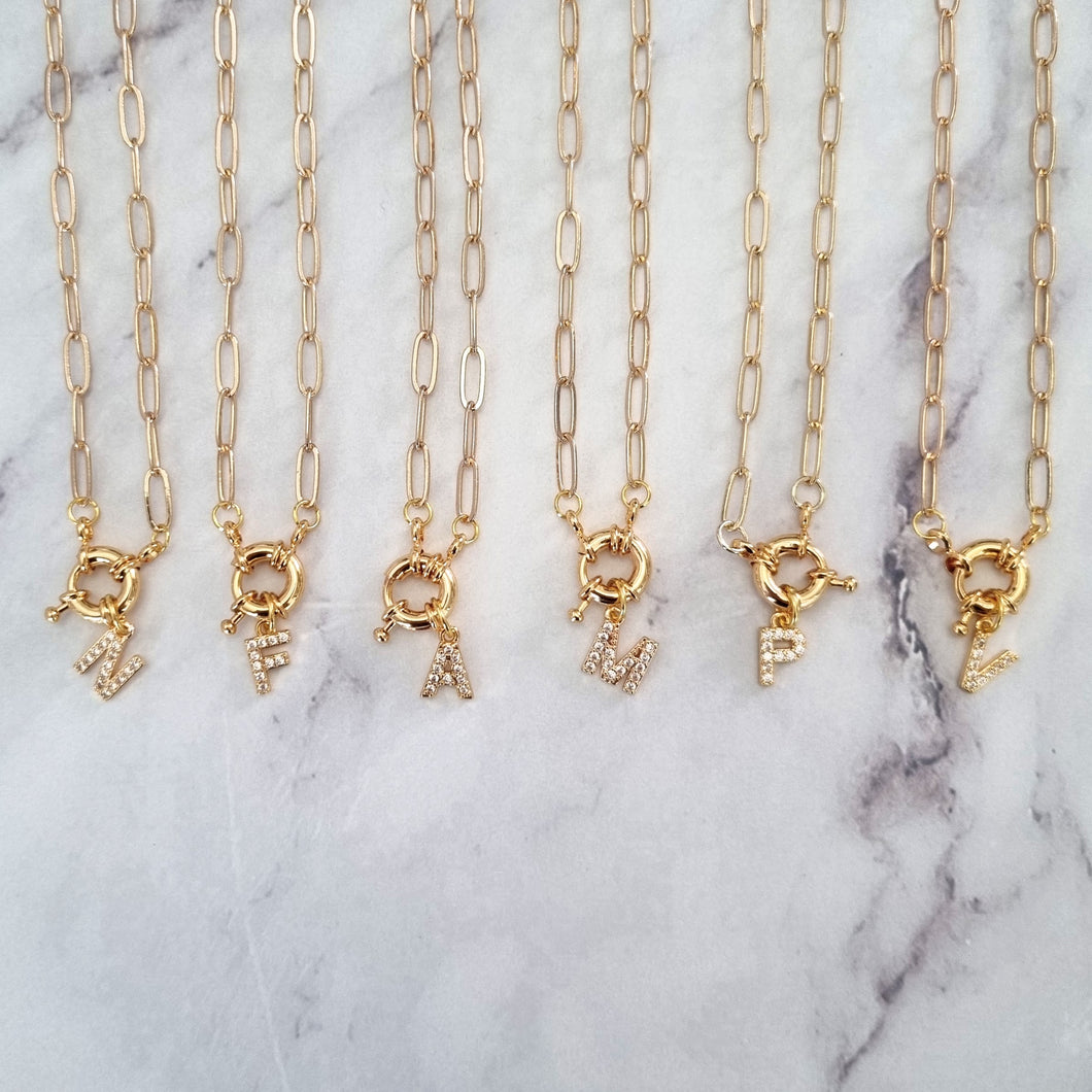 Collar Acero Inoxidable Inicial Timon
