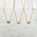 Collar Acero Inoxidable Rectangular Colores