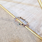 Anillo Plata 925 Puntitos Colores