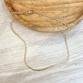 Collar Oro Laminado Eslabones