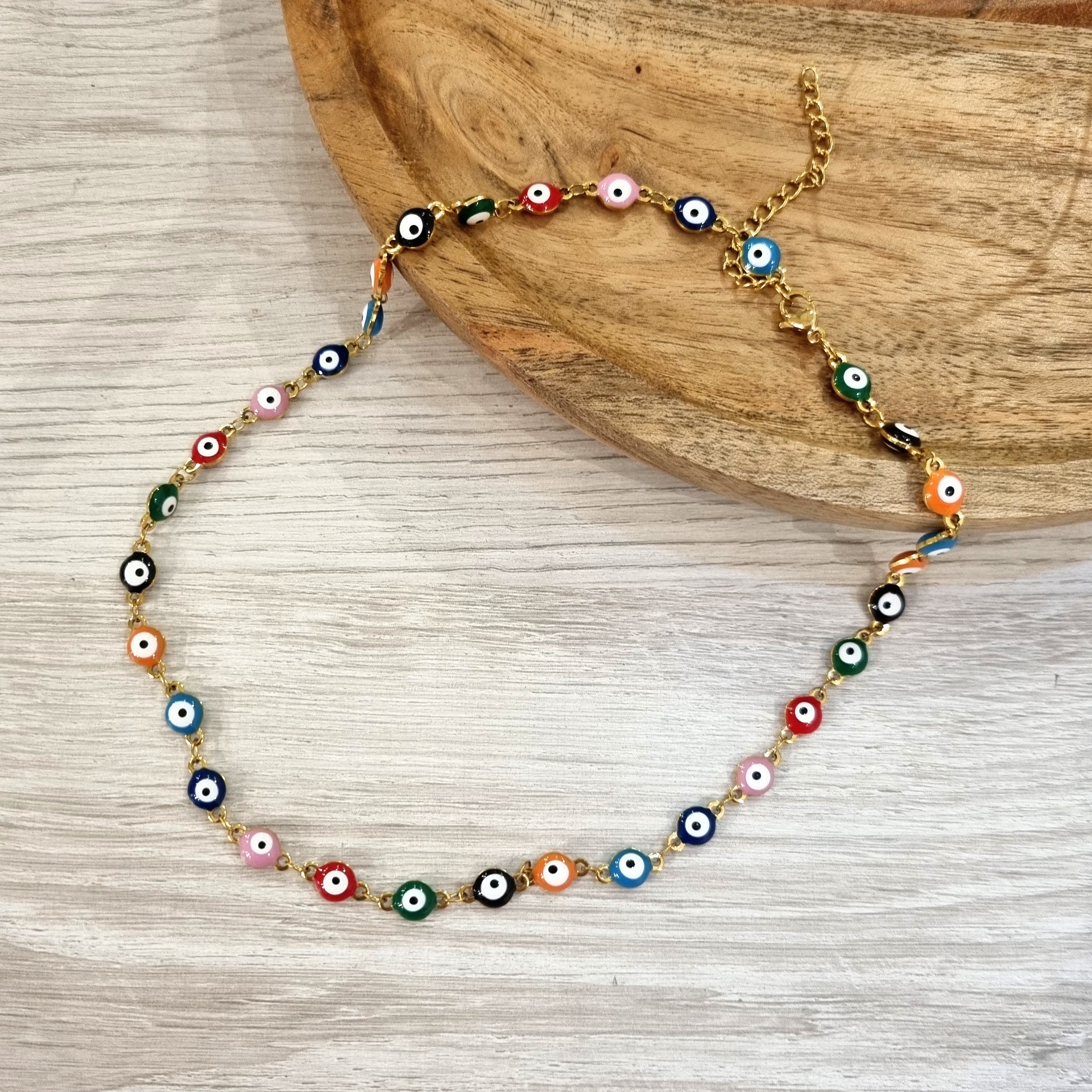 Collar Acero Inoxidable Ojitos