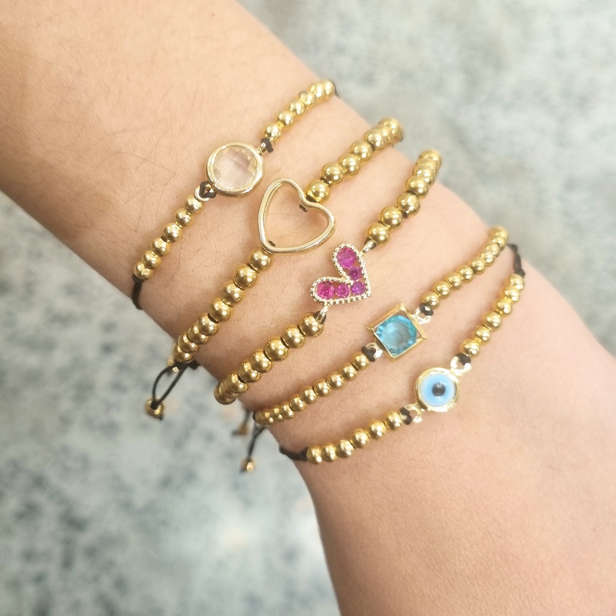 Pulsera Chapa de Oro Minis