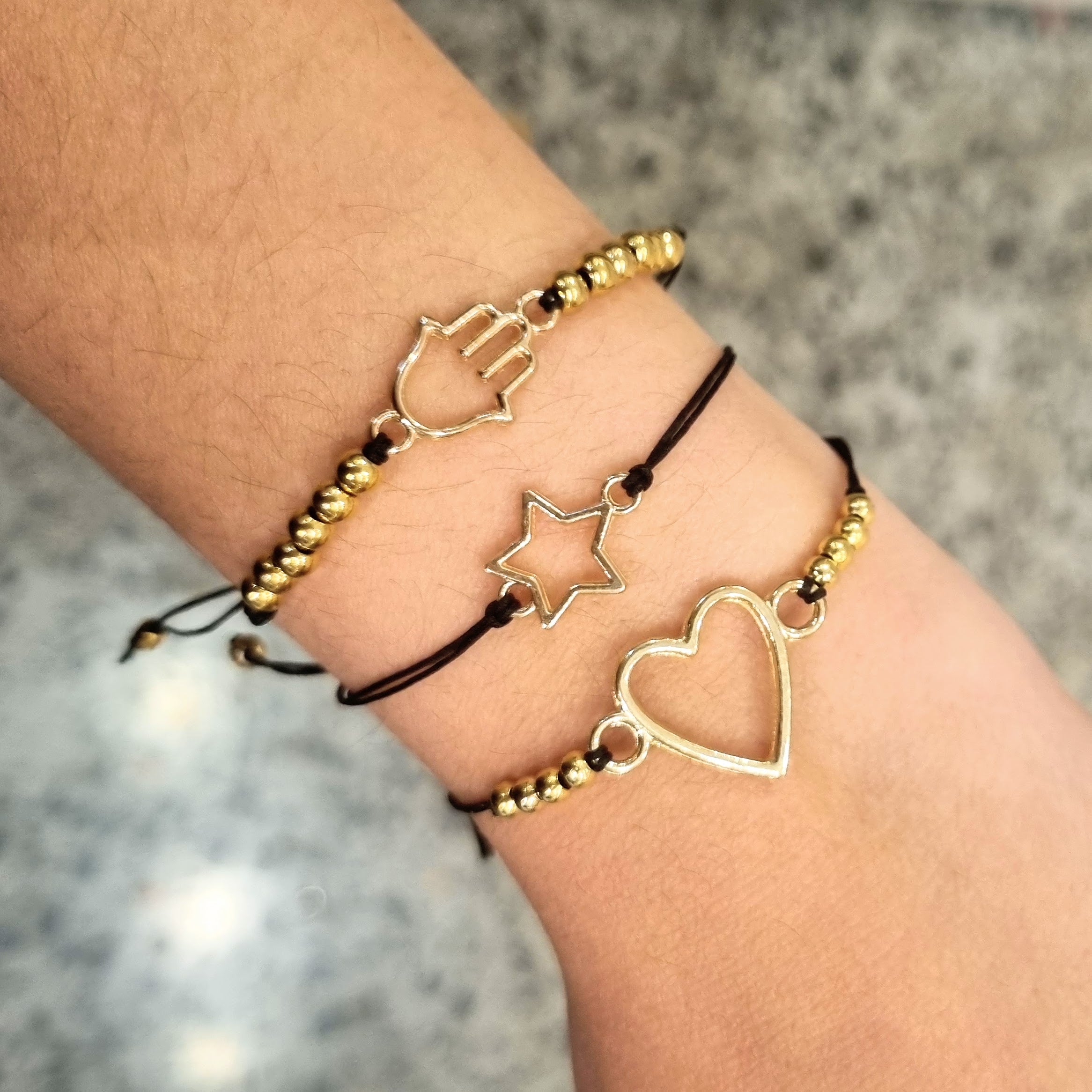 Pulsera Chapa de Oro Conector