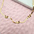 Collar Acero Inoxidable Mariposa